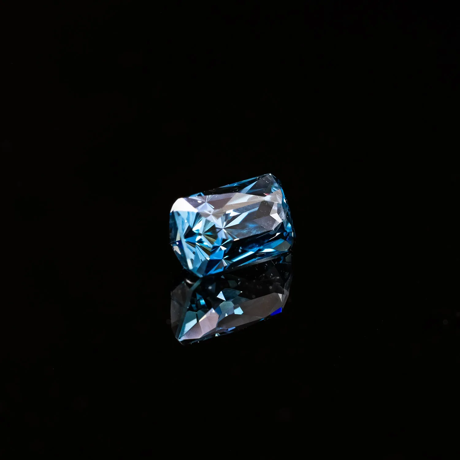 "SIREN" - RECTANGLE REGAL RADIANT CUT BLUE SAPPHIRE