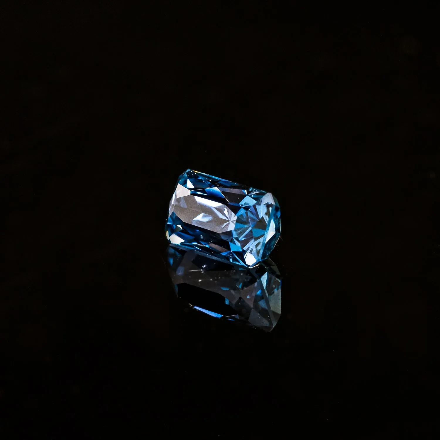 "SIREN" - RECTANGLE REGAL RADIANT CUT BLUE SAPPHIRE