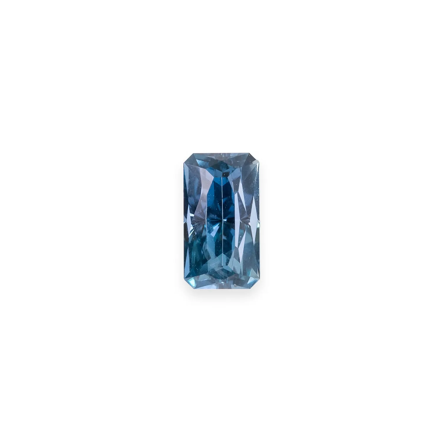 "SIREN" - RECTANGLE REGAL RADIANT CUT BLUE SAPPHIRE