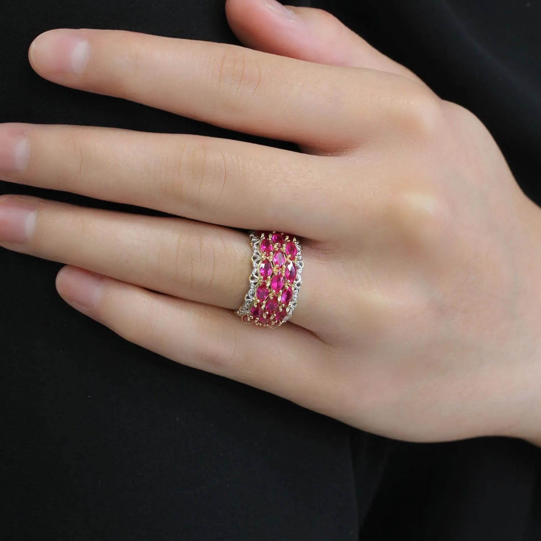 Regal Ruby Marquise Reverie Ring