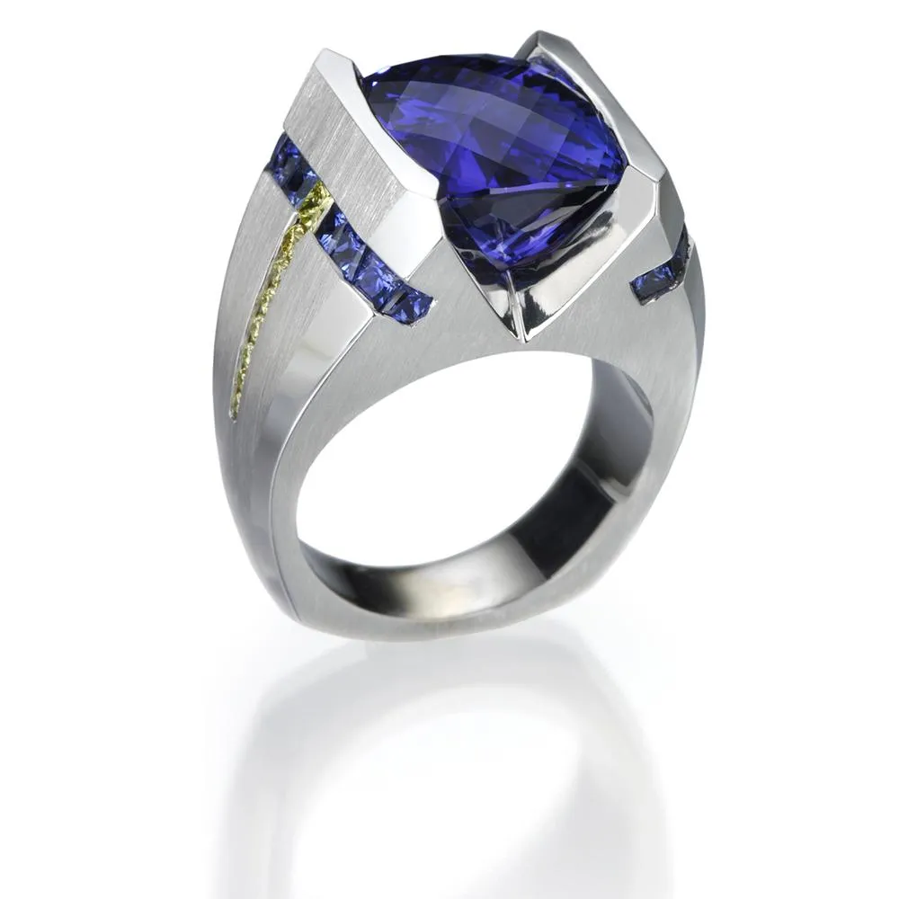 Regal Tanzanite Gents Ring