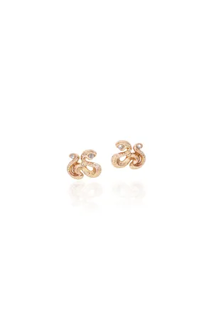 Rose gold wisdom studs