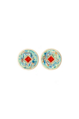 Sari marbled studs