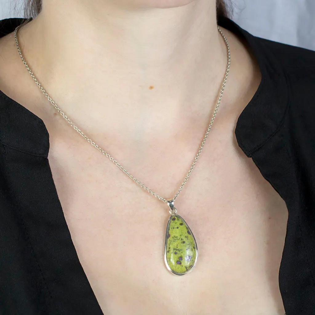 Serpentine Stichite Necklace