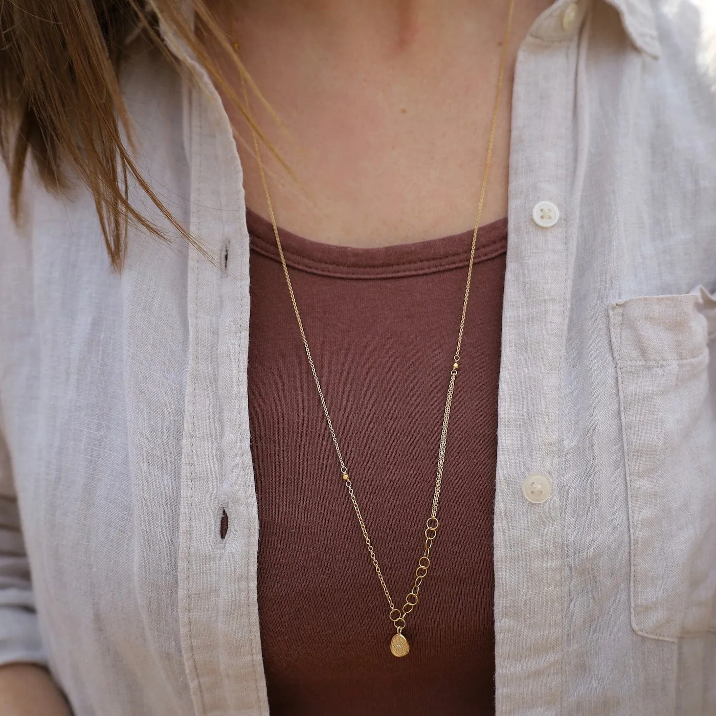 Small Gold 'Stardust' Necklace