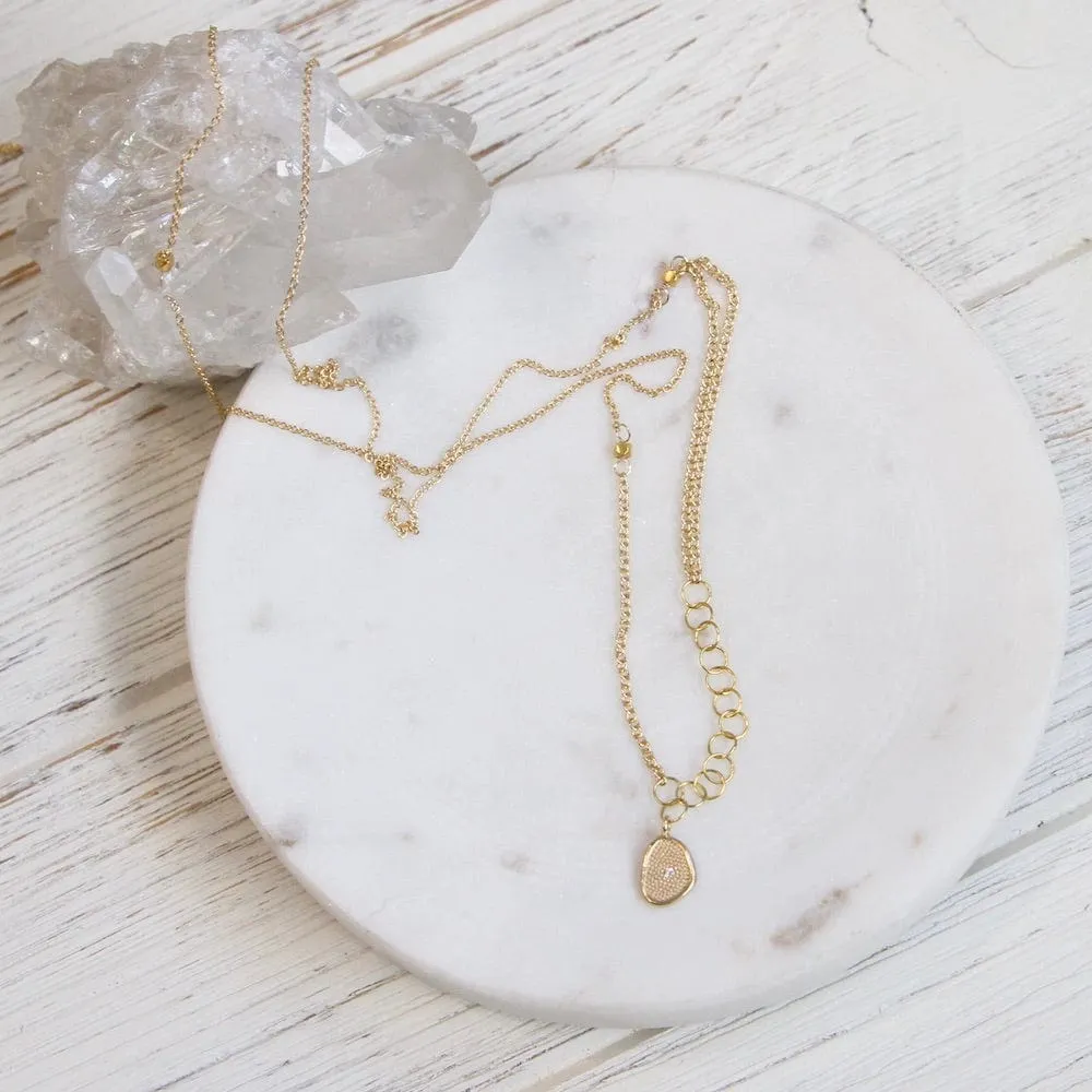 Small Gold 'Stardust' Necklace