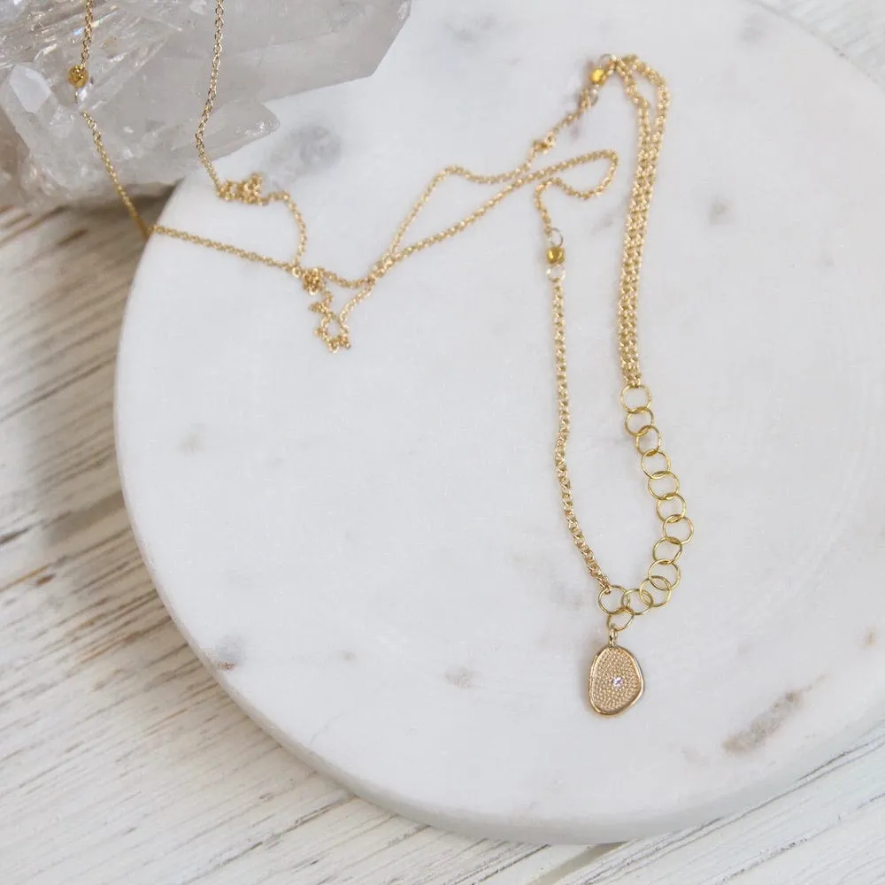 Small Gold 'Stardust' Necklace