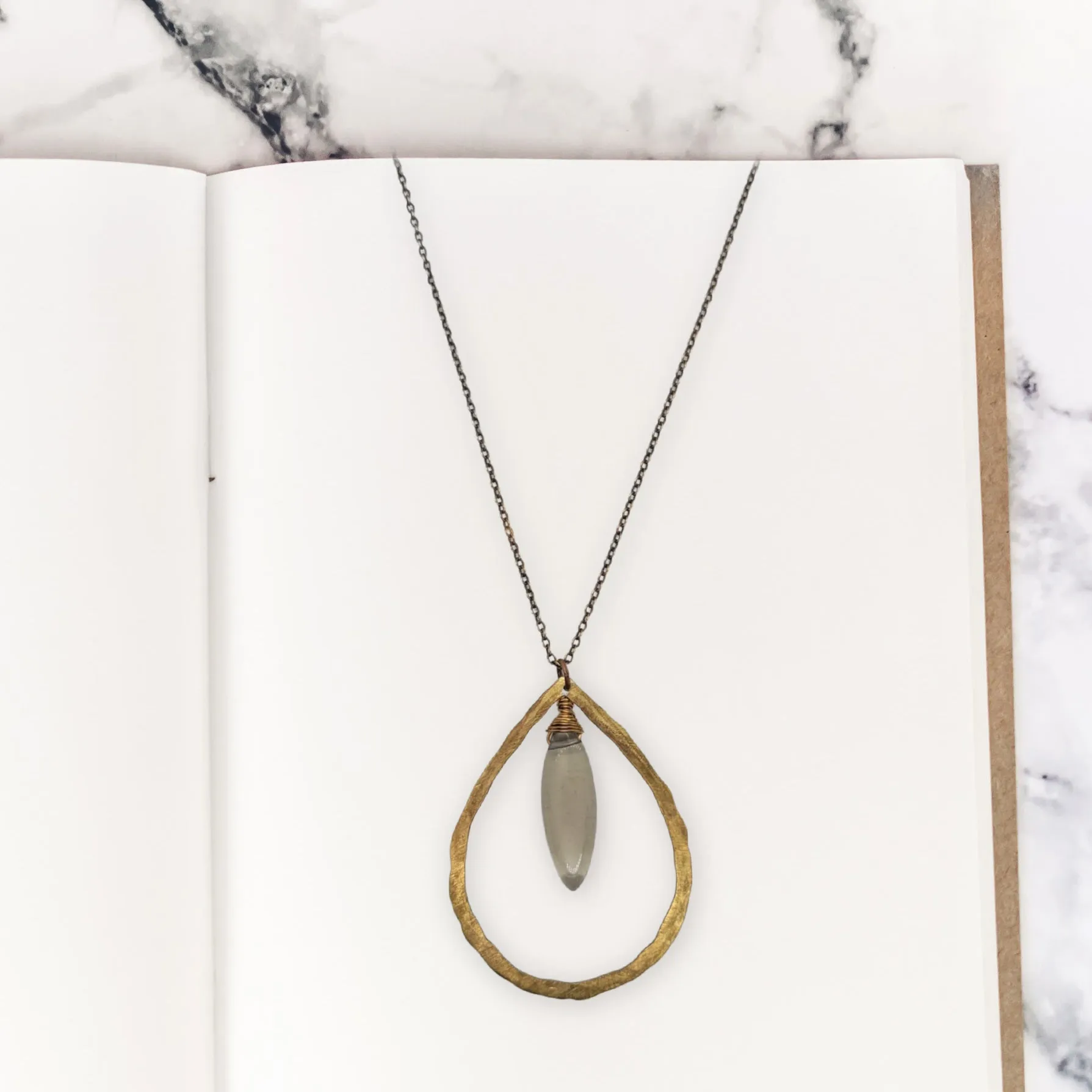 Smoke   Gold Necklace