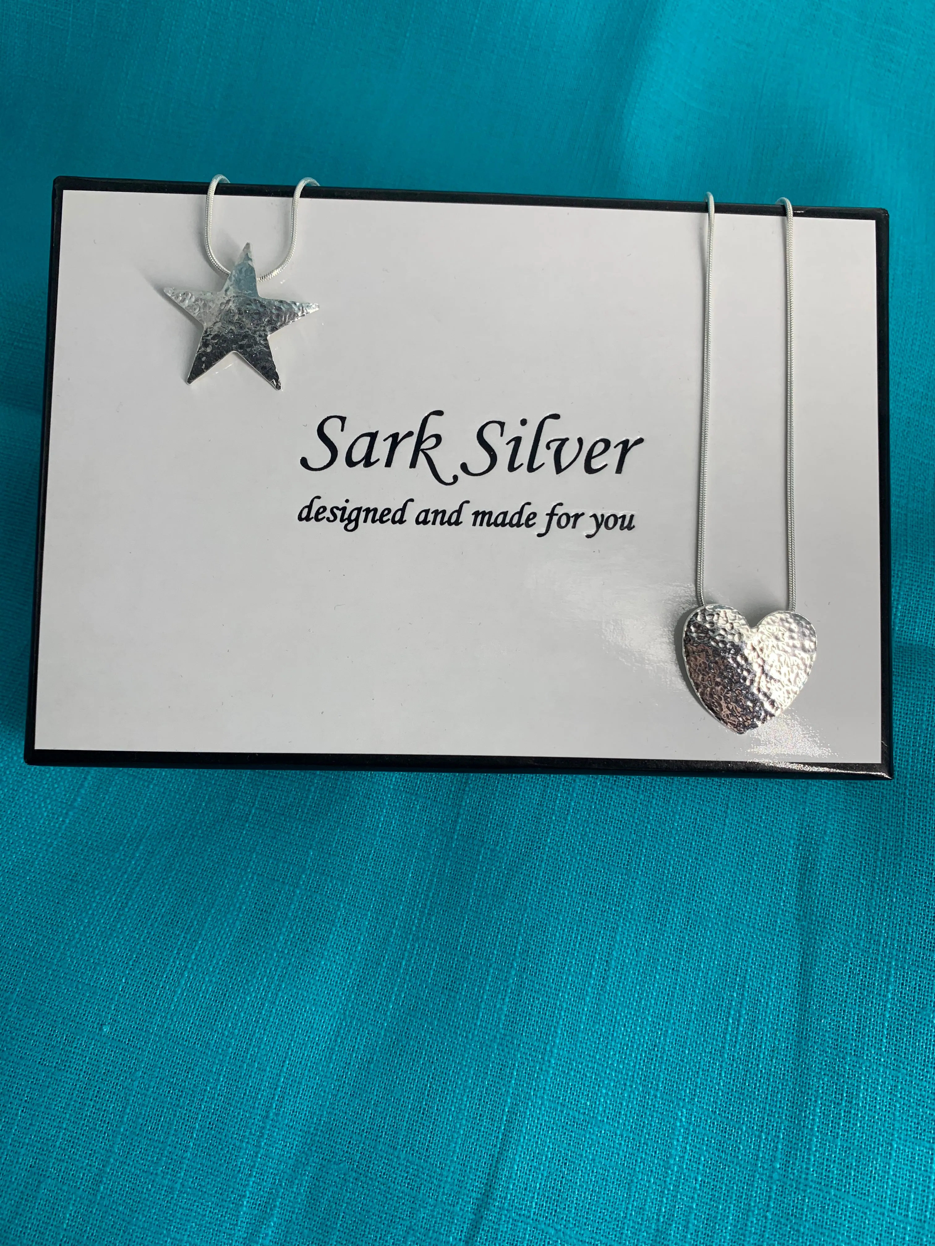 Solid Silver Heart Pendant & Set