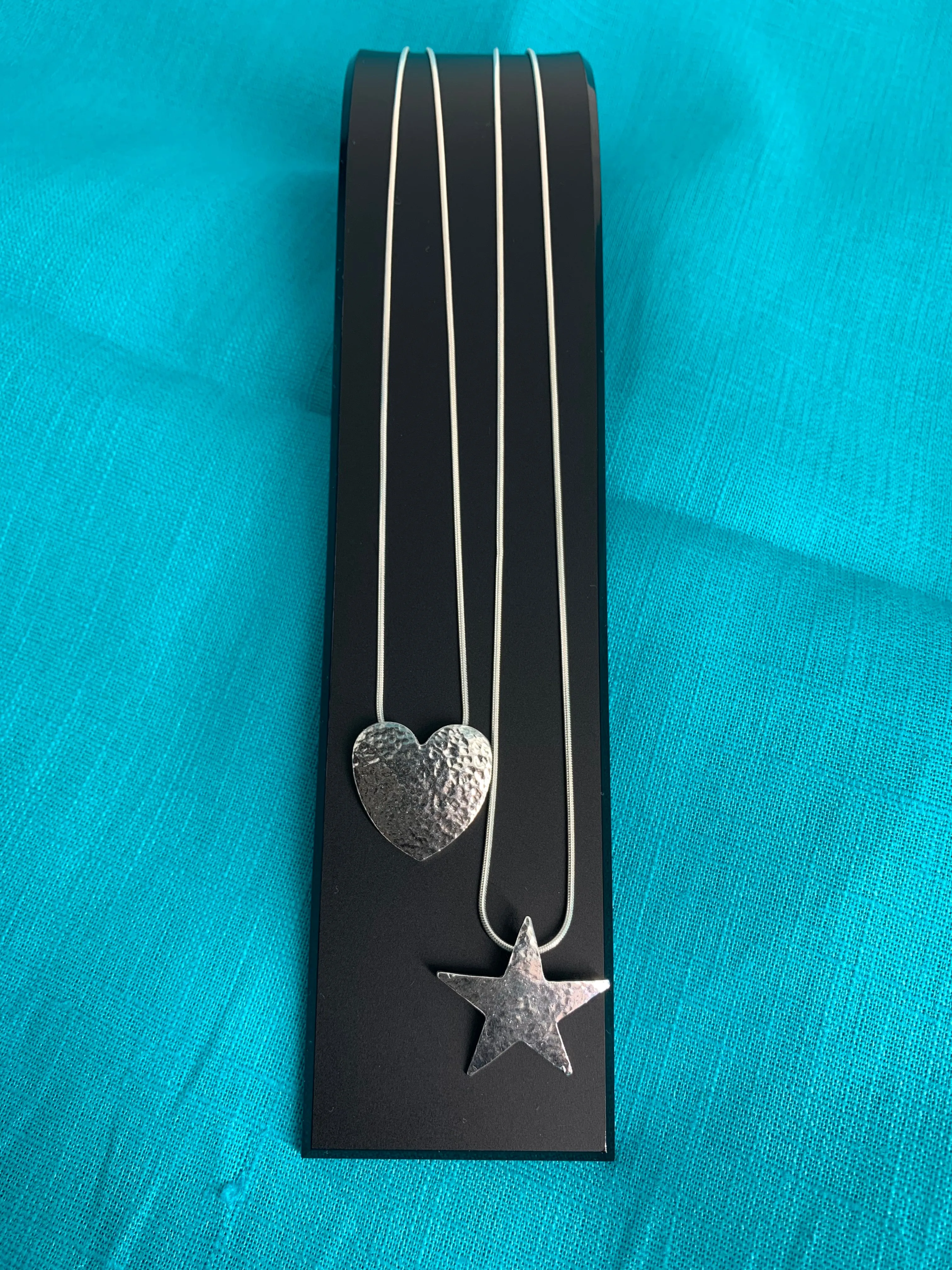 Solid Silver Star Pendant