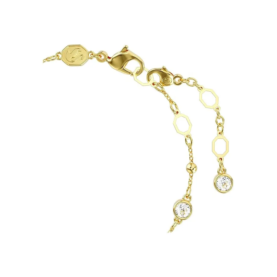 Swarovski Women's Clear Round-Cut Crystals In A Gold-Tone Finished Setting Imber Bracelet - 5680094