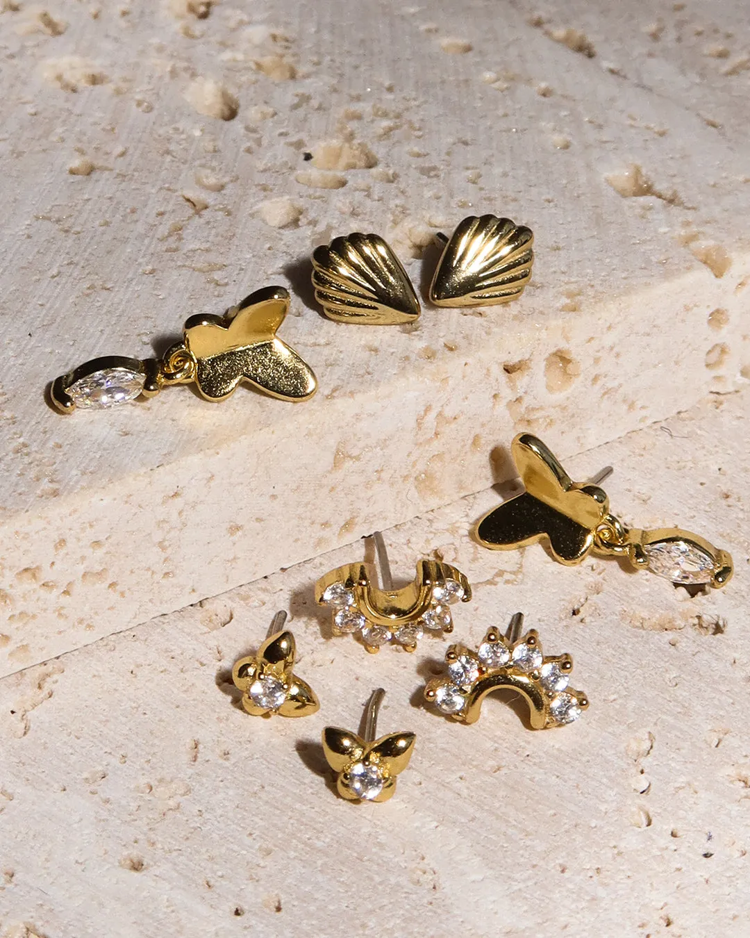 The Sea Shell Studs