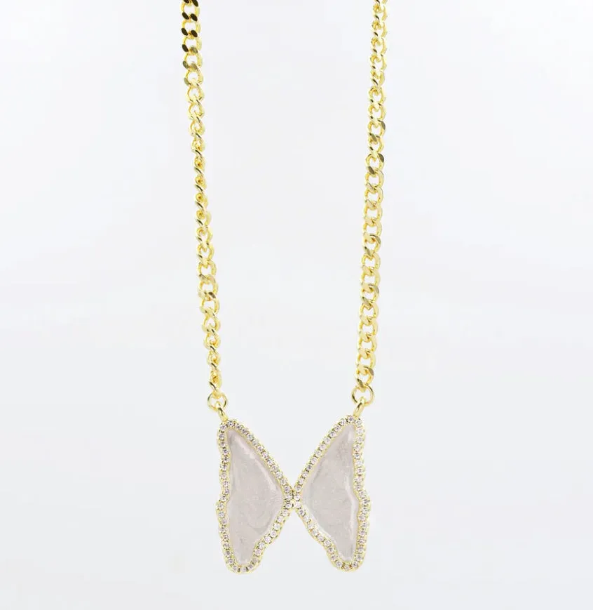 Treasure Jewels Shimmering Flutter Necklace