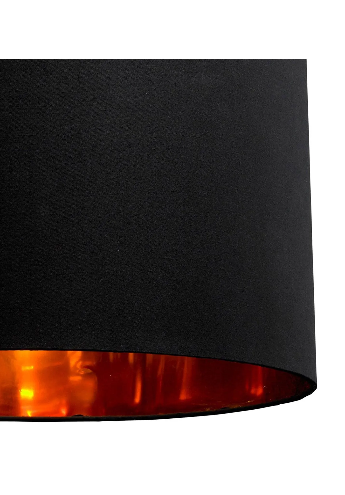 Village At Home Bjorn Pendant Shade - Black with Gold Inner