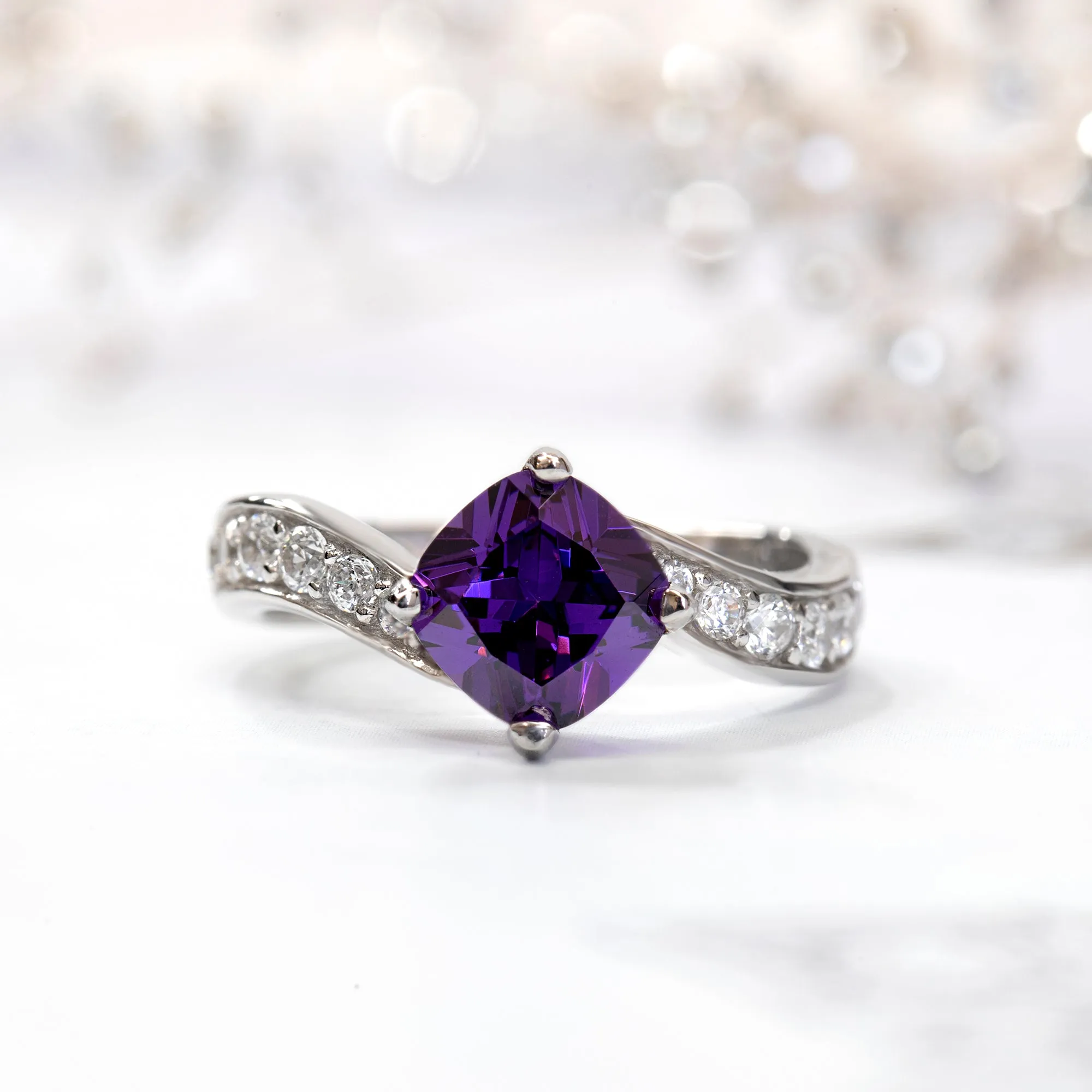 Violet Veil Ring, 1.25 CT