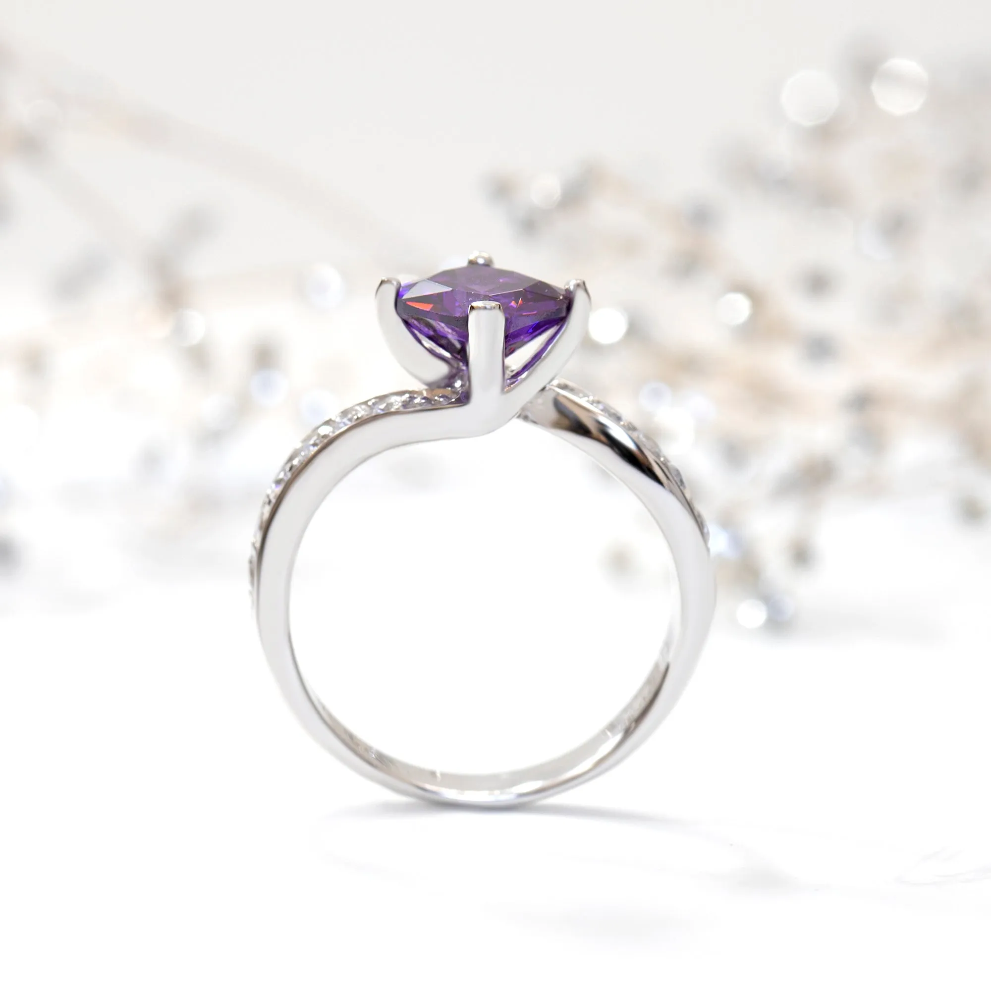 Violet Veil Ring, 1.25 CT