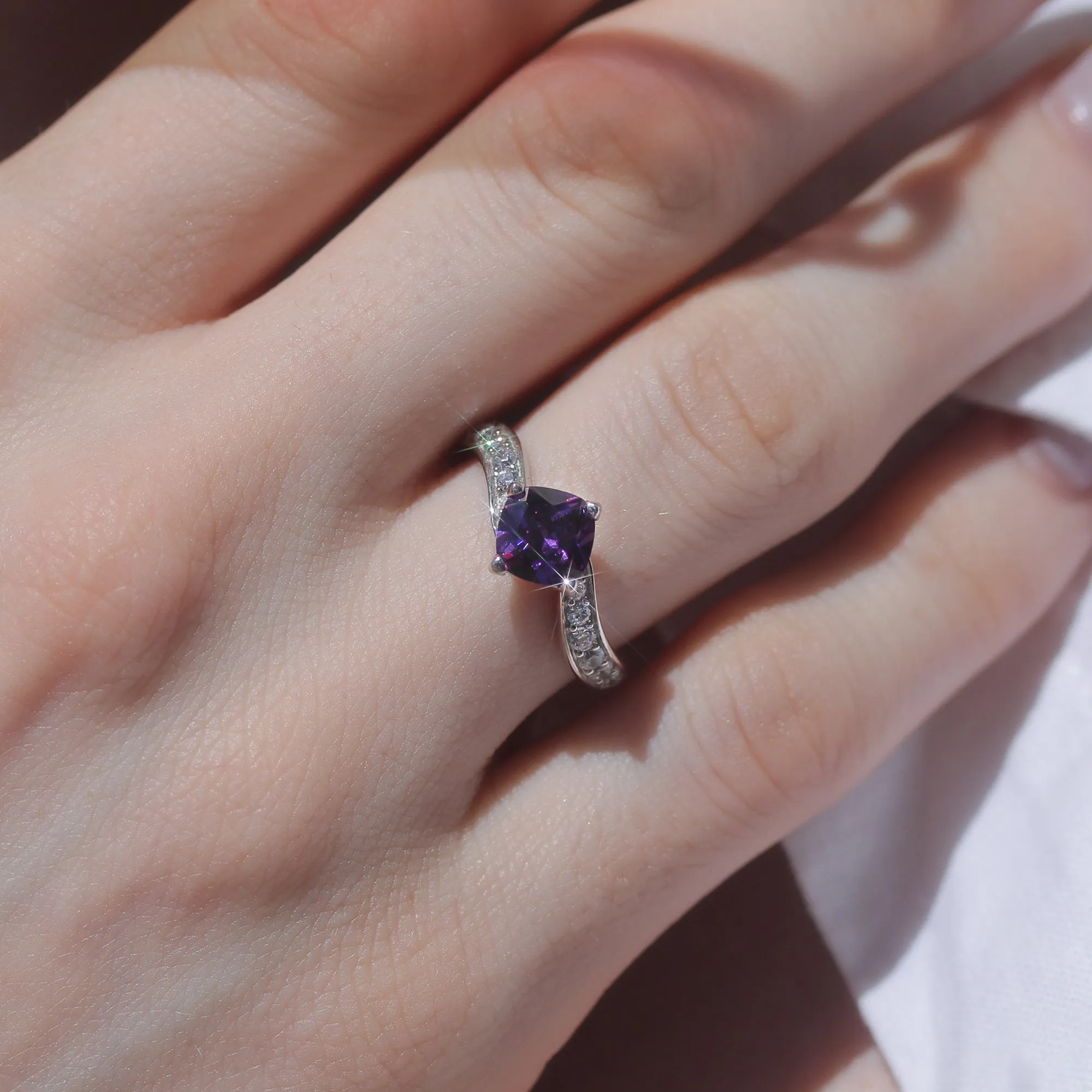 Violet Veil Ring, 1.25 CT