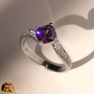 Violet Veil Ring, 1.25 CT