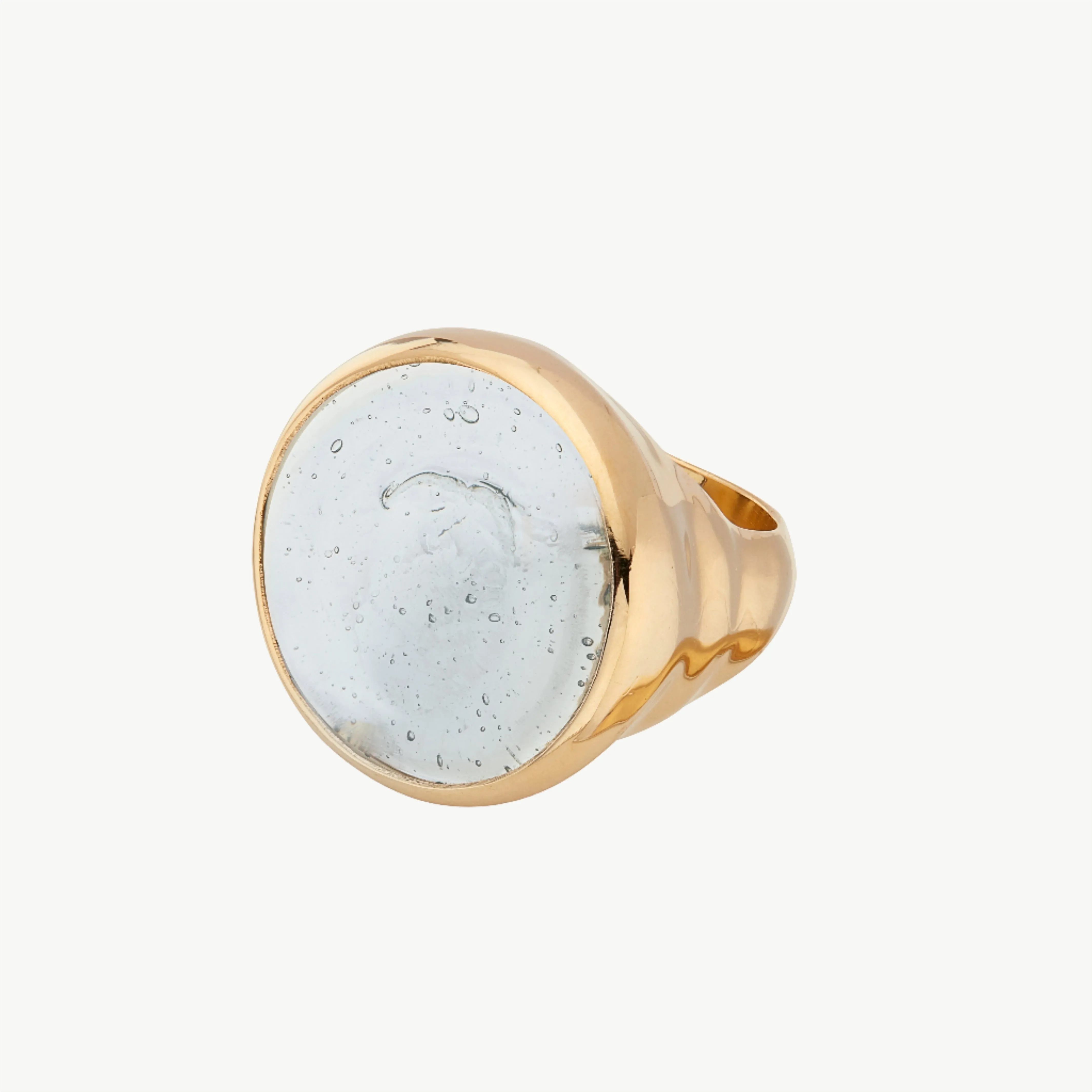 Wazi Glass Statement Ring