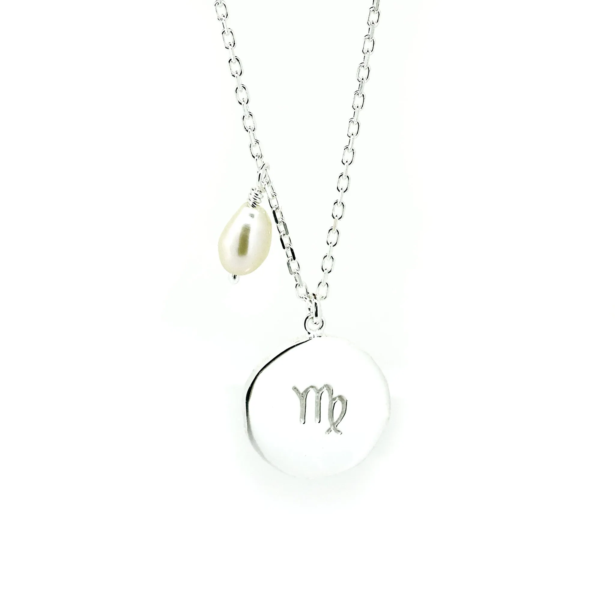 Zodiac Virgo Necklace Silver